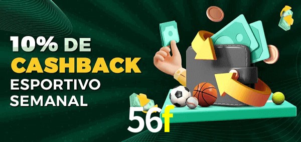 10% de bônus de cashback na 56f